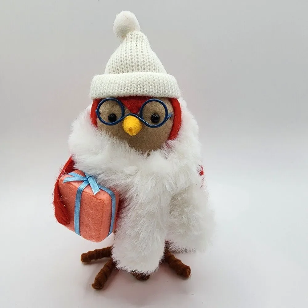 Target Wondershop 2023 Featherly Friends Christmas Bird Wearing Glasses Ginger